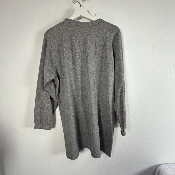 Tapemeasure New York Womens Gray Long Sleeve Tunic Top One Size Pullover Casual - Picture 2 of 7